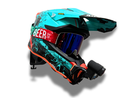 Helmhalter mit Doppelhaken