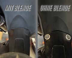 BlackCap Duo, Schraubenblende / Schraubenabdeckung / KTM 690 / GasGas 700 / Husqvarna 701