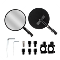 Supermoto Universal Motorradspiegel E24 – 2 Stück inkl. Halterungen