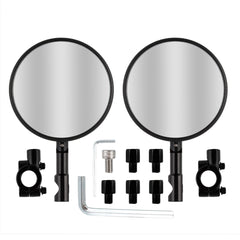 Supermoto Universal Motorradspiegel E24 – 2 Stück inkl. Halterungen